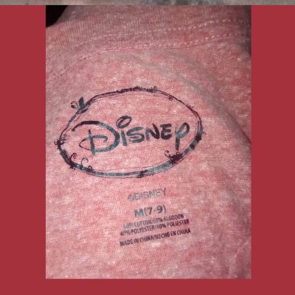 Disney Mickey Mouse Cartoon Graphic Tee Shirt Size Medium (7/9) - Picture 2 of 2